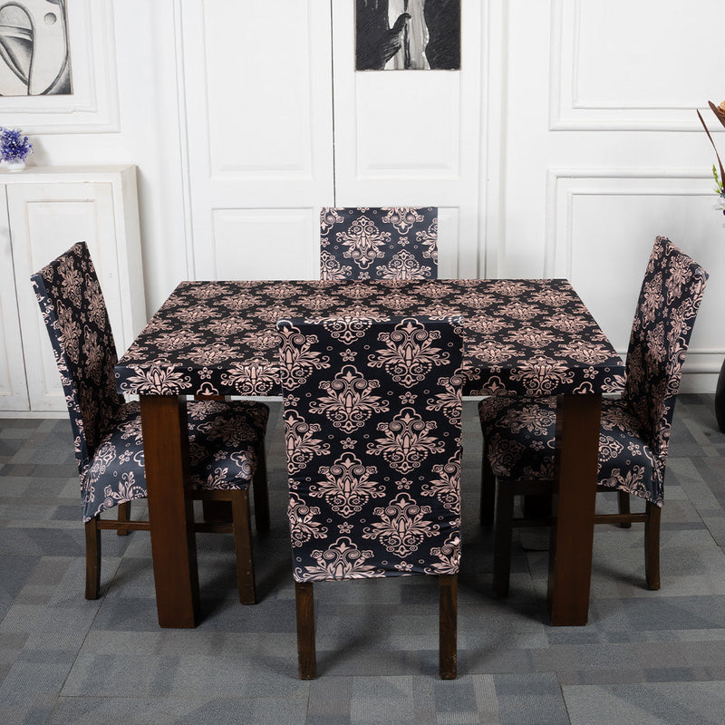 Black & Beige Ethnic Covers – Dustproof, Stain-Free, Water Resistant & Washable