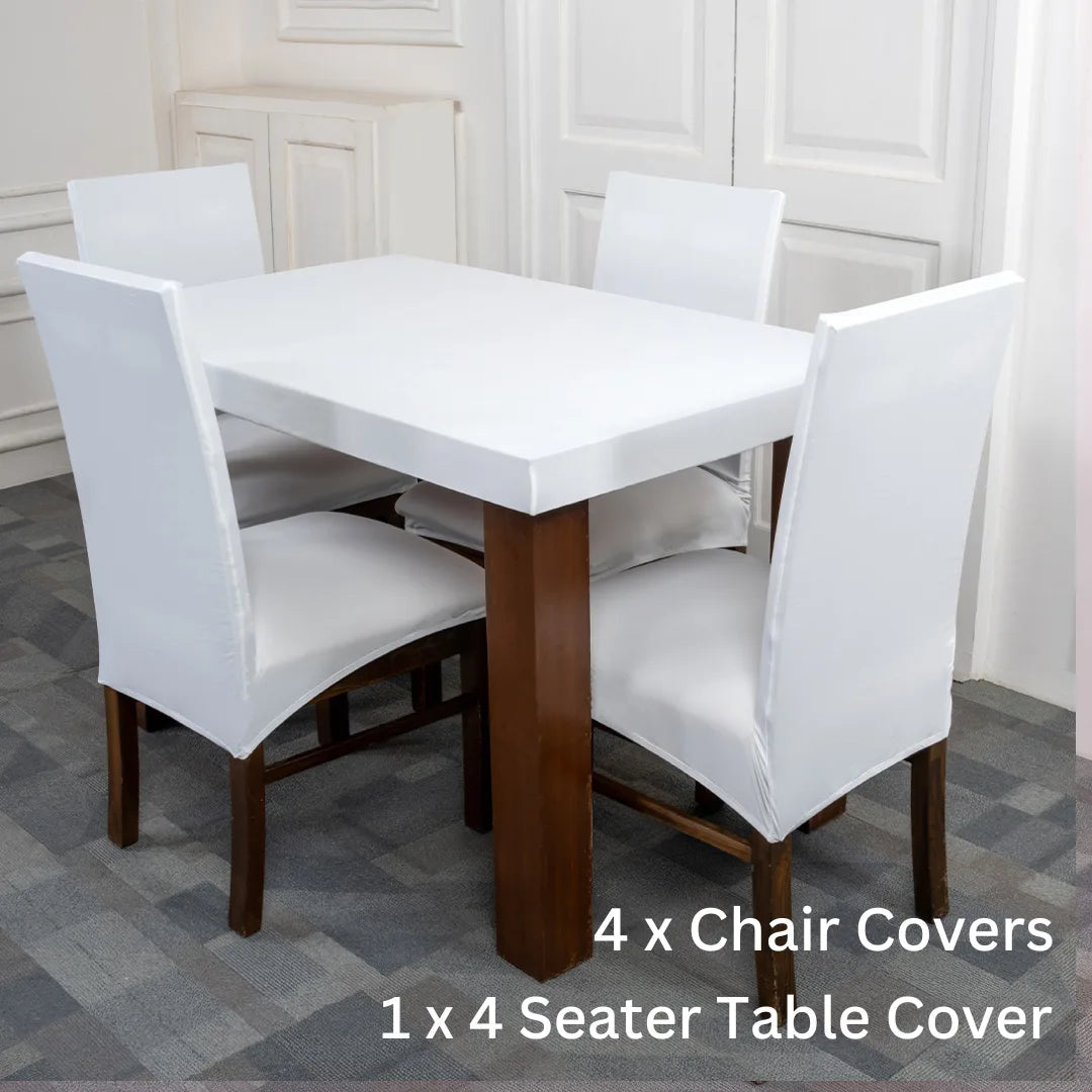 White Covers – Dustproof, Stain-Free, Water Resistant & Washable
