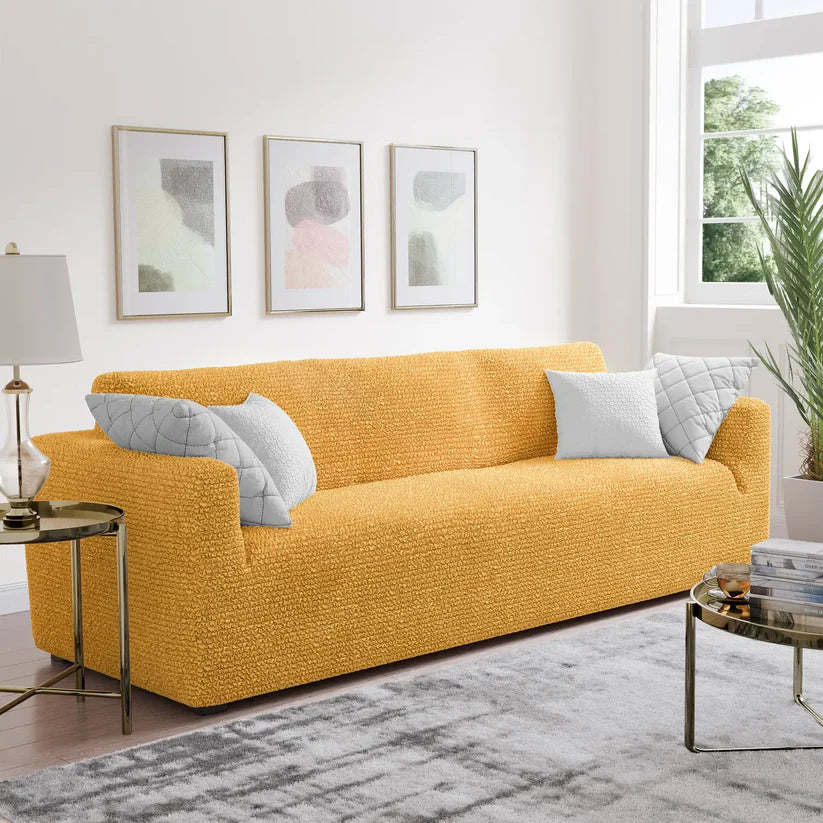 Bouncy Cappuccino Sofa Cover - Dustproof Water-Proof Streachable - Microfibra Collection (Copy)