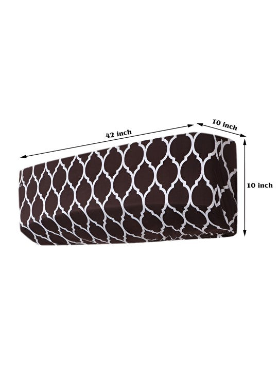 Black Brocade - Dustproof & Machine Washable AC Cover