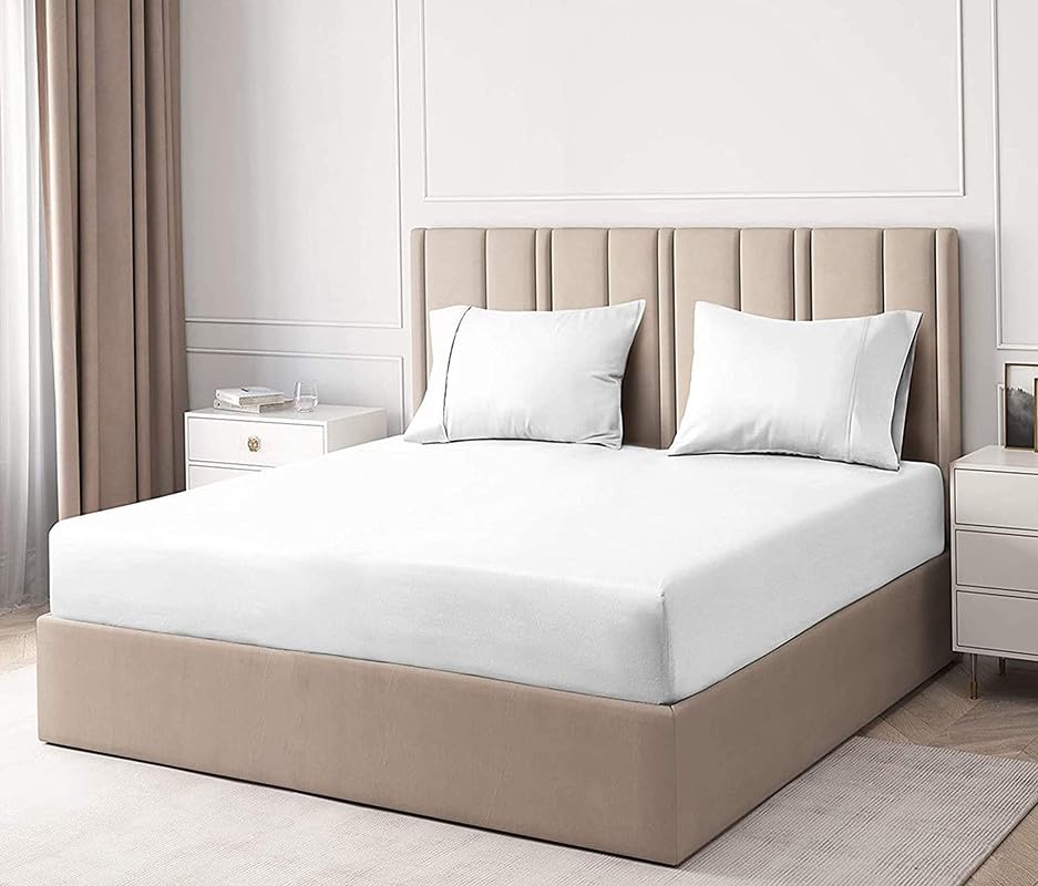 Waterproof Mattress Protector - Dustproof & Allergen Guard Fitted Bedsheet