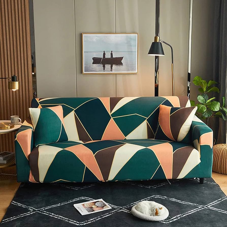 Peach Prism - Luxury Quality Strechable & Dust-proof Sofa Cover