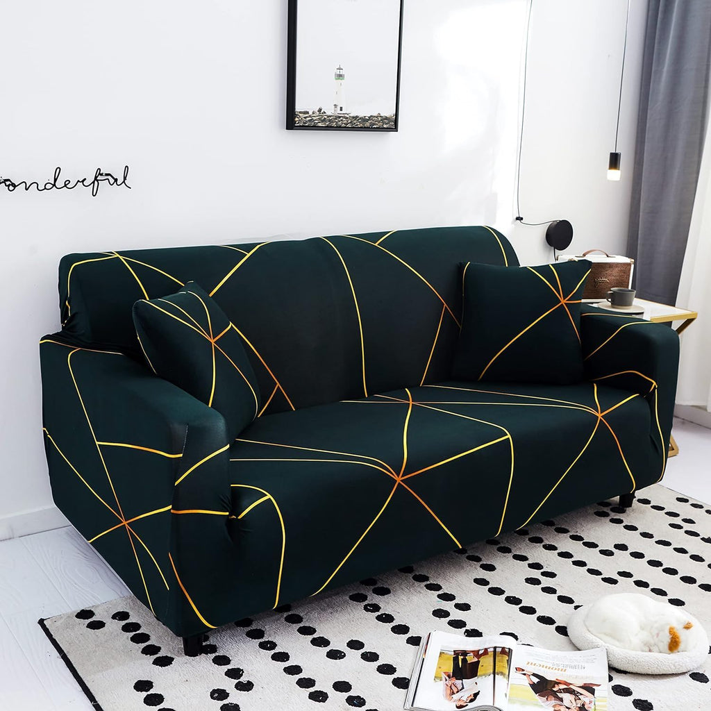 Prism Gold - Luxury Quality Strechable & Dust-proof Sofa Cover
