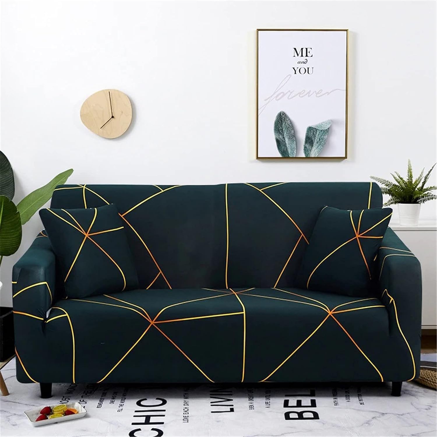 Prism Gold - Luxury Quality Strechable & Dust-proof Sofa Cover