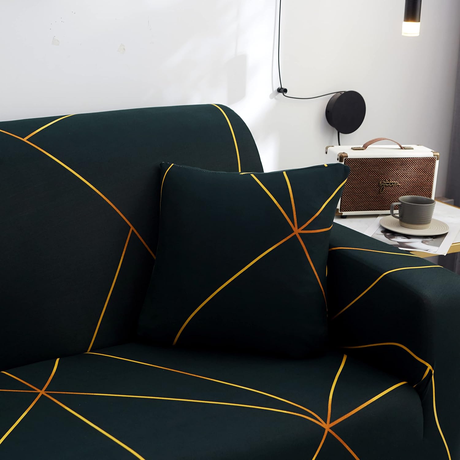 Prism Gold - Luxury Quality Strechable & Dust-proof Sofa Cover