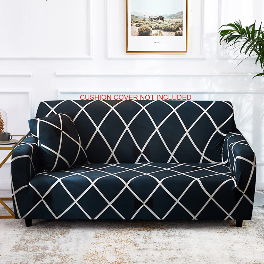 Cross Blue - Luxury Quality Strechable & Dust-proof Sofa Cover