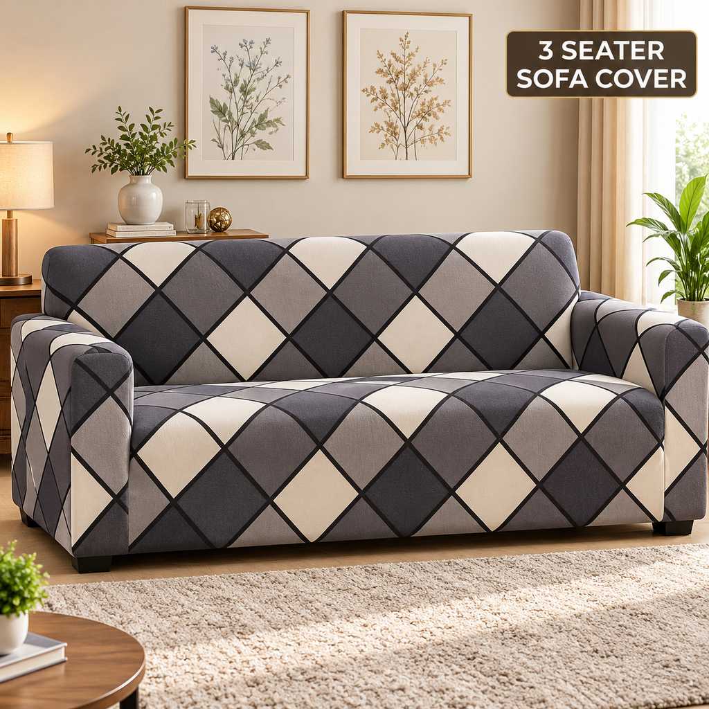 Monarch Diamond - Luxury Quality Strechable & Dust-proof Sofa Cover