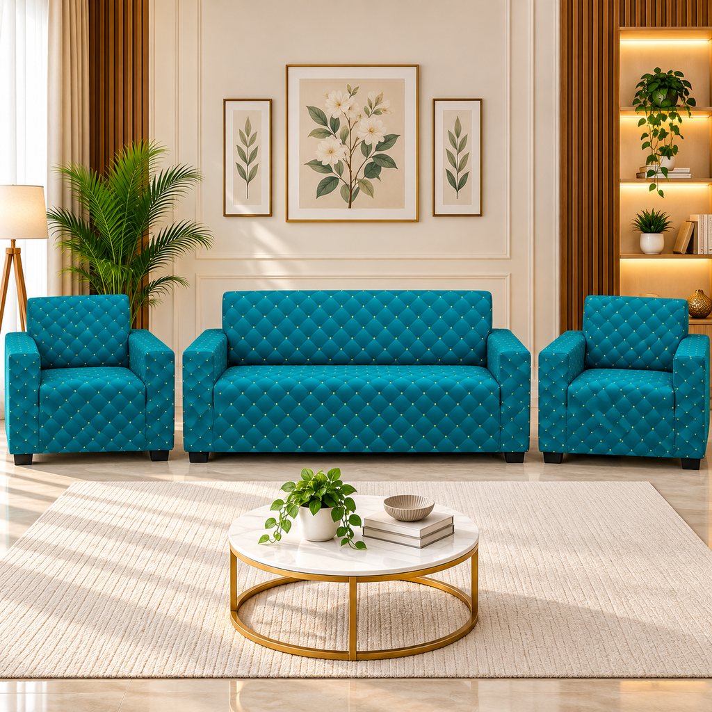 Luxurious Capitone - Luxury Quality Strechable & Dust-proof Sofa Cover