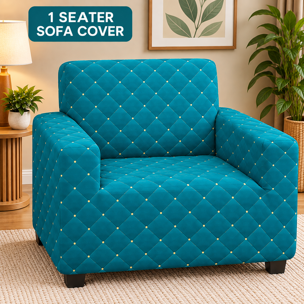 Luxurious Capitone - Luxury Quality Strechable & Dust-proof Sofa Cover