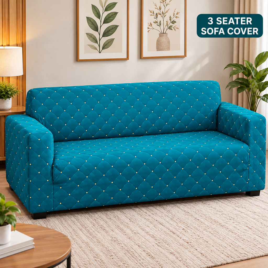 Luxurious Capitone - Luxury Quality Strechable & Dust-proof Sofa Cover