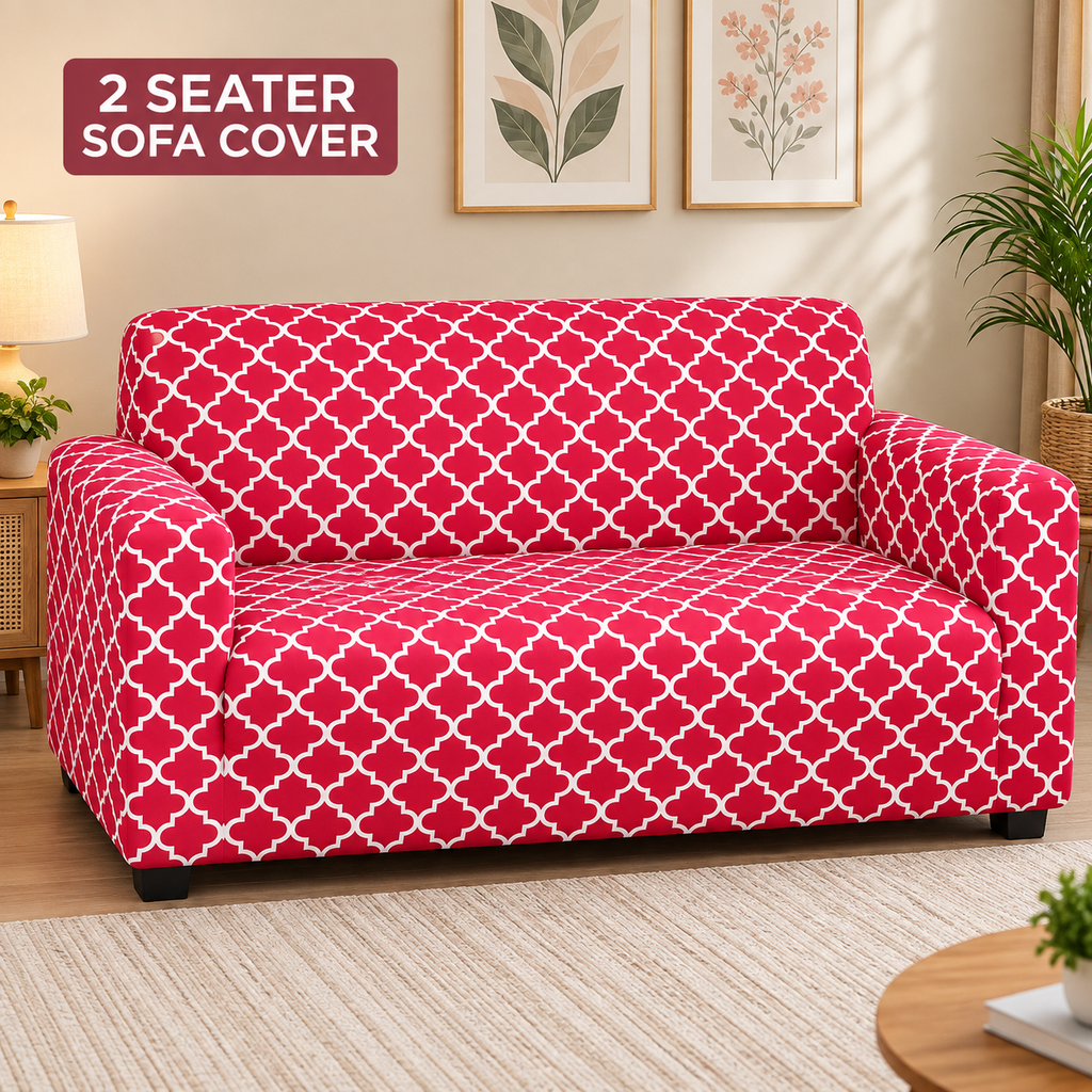 Red Diamond - Luxury Quality Strechable & Dust-proof Sofa Cover