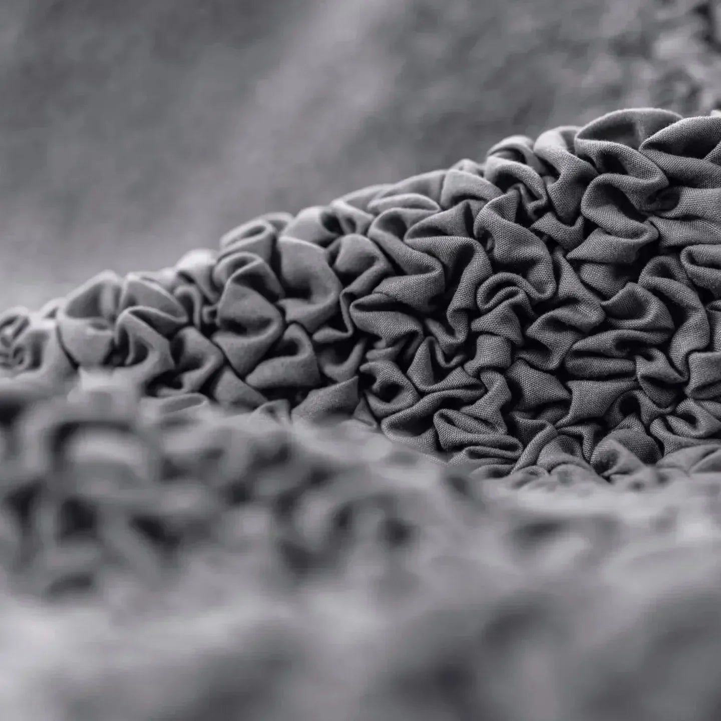 Bubble Grey Chair Cover - Fit For All Size Office Chair Slipcover, Microfibra Collection