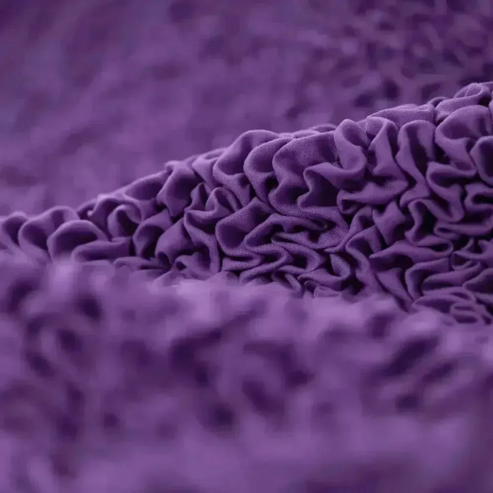 Bubble Purple Chair Cover - Fit For All Size Office Chair Slipcover, Microfibra Collection