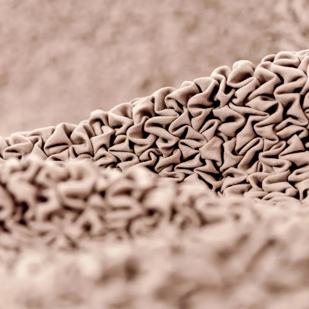 Bubble Blush Taupe Chair Cover - Fit For All Size Office Chair Slipcover, Microfibra Collection