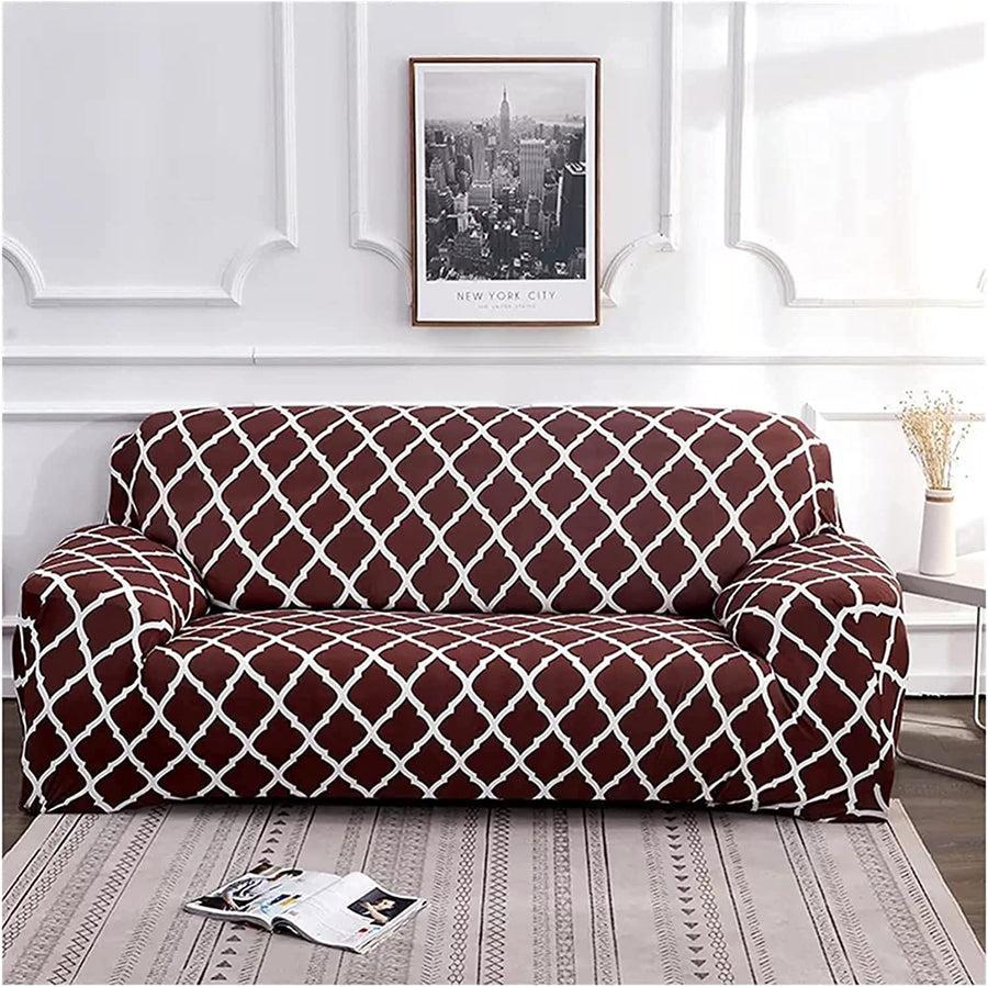 Maroon Diamond - Luxury Quality Strechable & Dust-proof Sofa Cover