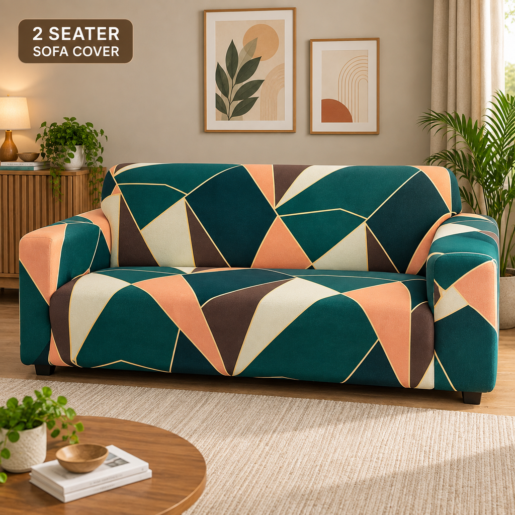 Peach Prism - Luxury Quality Strechable & Dust-proof Sofa Cover