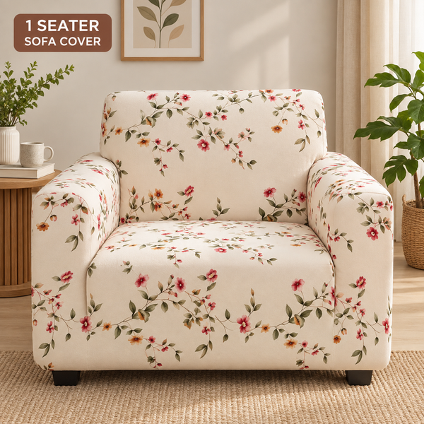 Cream Dream - Luxury Quality Strechable & Dust-proof Sofa Cover