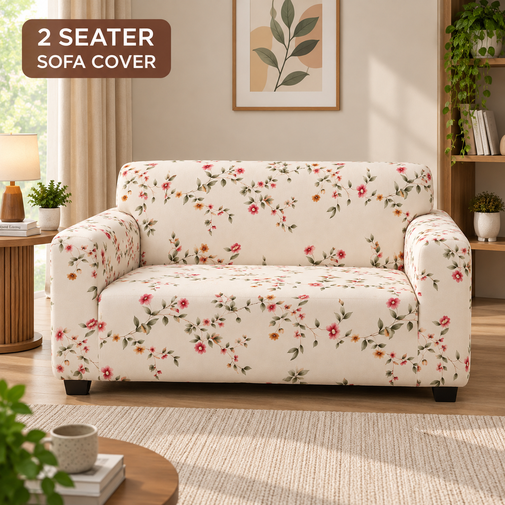 Cream Dream - Luxury Quality Strechable & Dust-proof Sofa Cover