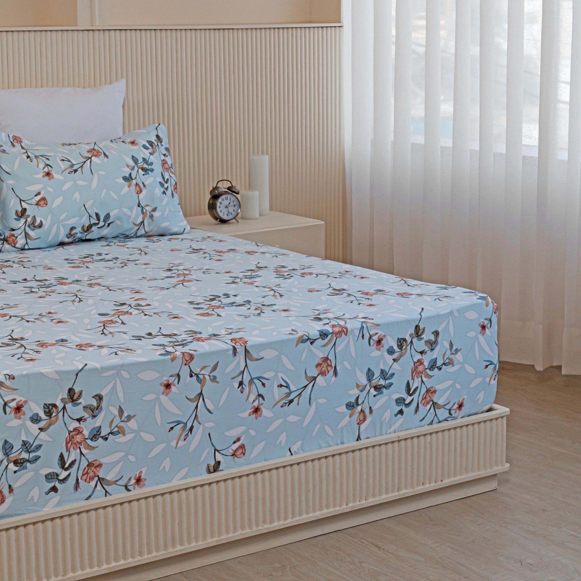 Waterproof Mattress Protector - Dustproof & Allergen Guard Fitted Bedsheet