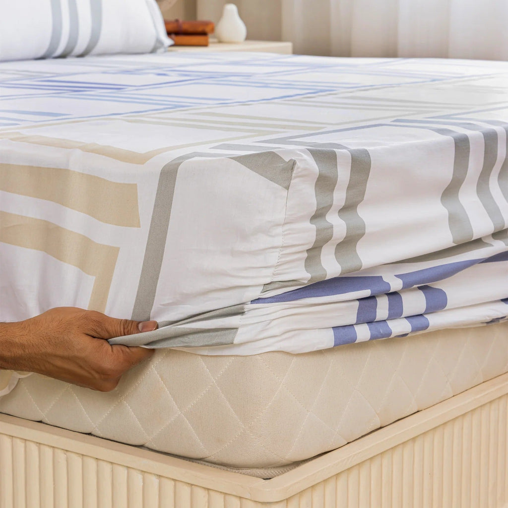 Waterproof Mattress Protector - Dustproof & Allergen Guard Fitted Bedsheet