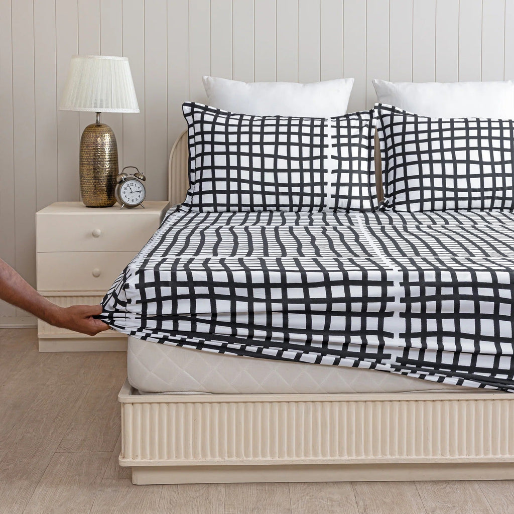 Waterproof Mattress Protector - Dustproof & Allergen Guard Fitted Bedsheet