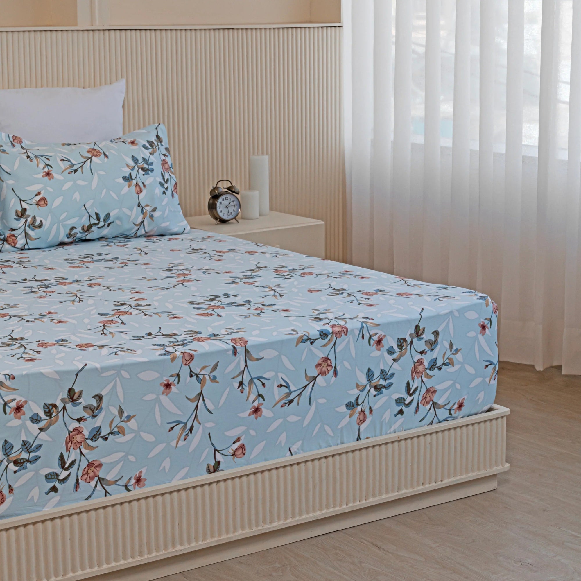 Waterproof Mattress Protector - Dustproof & Allergen Guard Fitted Bedsheet
