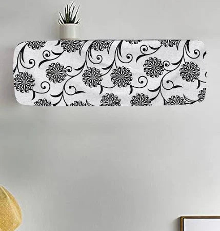 Black & White - Dustproof & Machine Washable AC Cover
